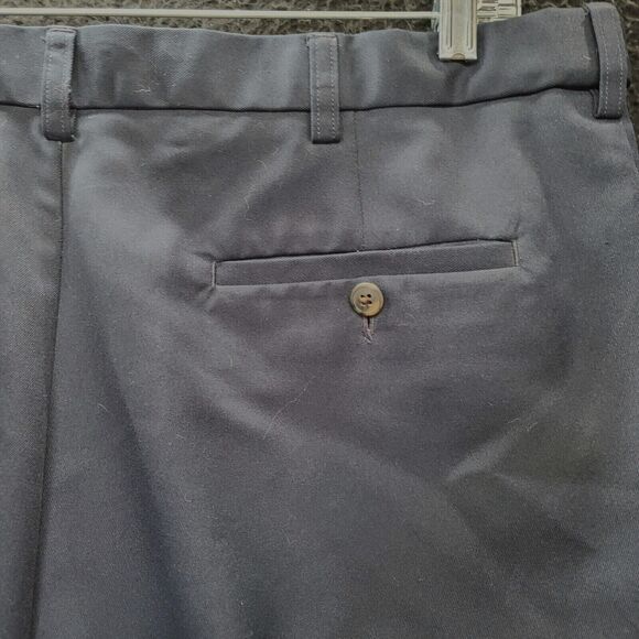 Haggar Mens Shorts Blue Size 38 Polyester Button Zip Close Pockets - Picture 12 of 12